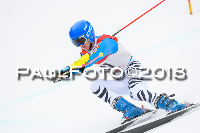 FIS NJR Riesenslalom Herren Lenggries 2.2.2018