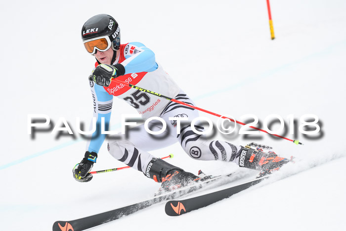 FIS NJR Riesenslalom Herren Lenggries 2.2.2018