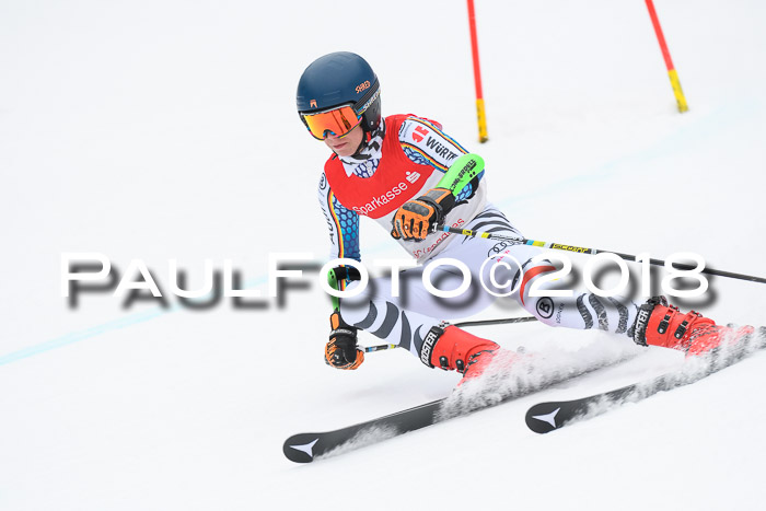 FIS NJR Riesenslalom Herren Lenggries 2.2.2018