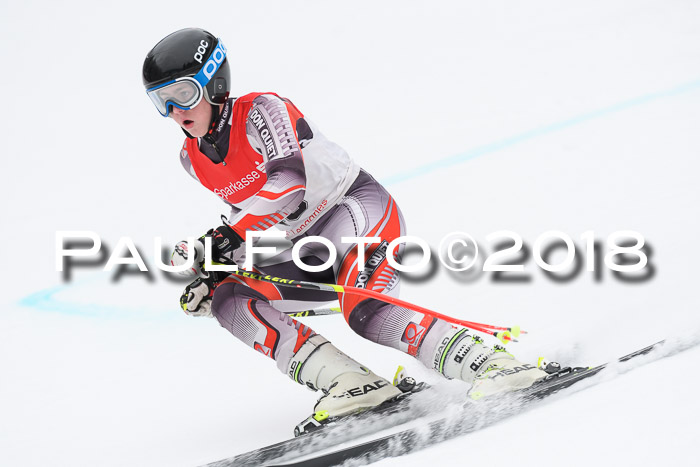 FIS NJR Riesenslalom Herren Lenggries 2.2.2018
