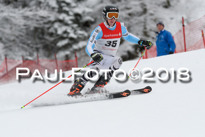 FIS NJR Riesenslalom Herren Lenggries 2.2.2018