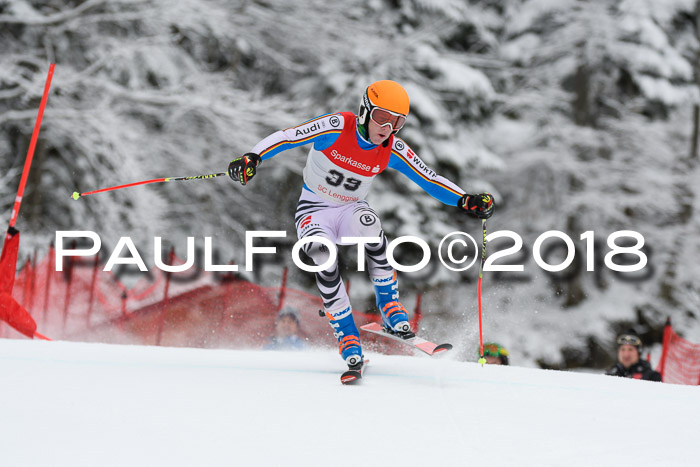 FIS NJR Riesenslalom Herren Lenggries 2.2.2018