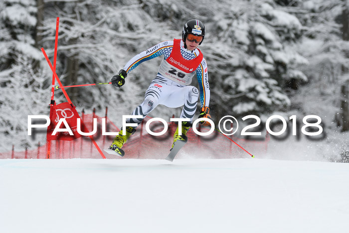 FIS NJR Riesenslalom Herren Lenggries 2.2.2018