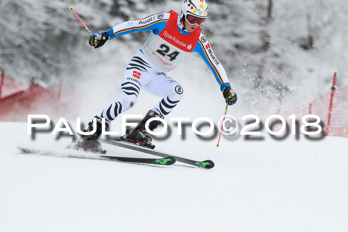 FIS NJR Riesenslalom Herren Lenggries 2.2.2018