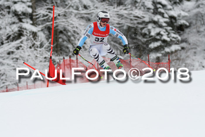 FIS NJR Riesenslalom Herren Lenggries 2.2.2018
