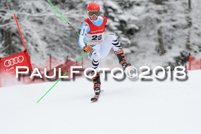 FIS NJR Riesenslalom Herren Lenggries 2.2.2018