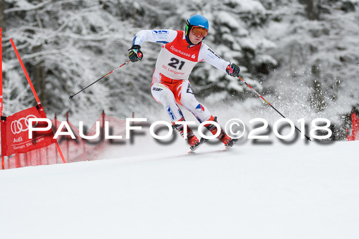 FIS NJR Riesenslalom Herren Lenggries 2.2.2018