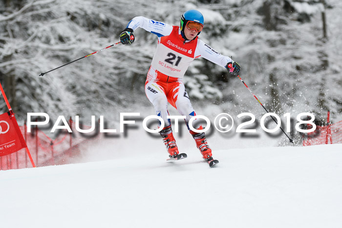 FIS NJR Riesenslalom Herren Lenggries 2.2.2018