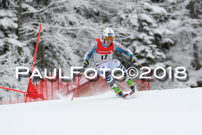 FIS NJR Riesenslalom Herren Lenggries 2.2.2018