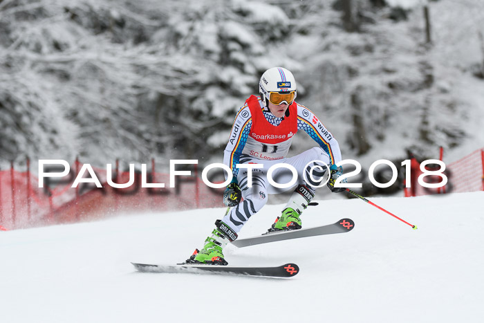 FIS NJR Riesenslalom Herren Lenggries 2.2.2018