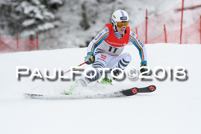 FIS NJR Riesenslalom Herren Lenggries 2.2.2018