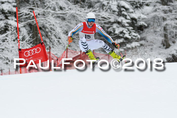 FIS NJR Riesenslalom Herren Lenggries 2.2.2018