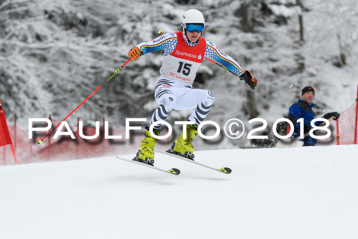 FIS NJR Riesenslalom Herren Lenggries 2.2.2018