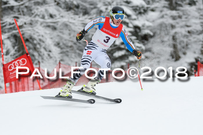 FIS NJR Riesenslalom Herren Lenggries 2.2.2018