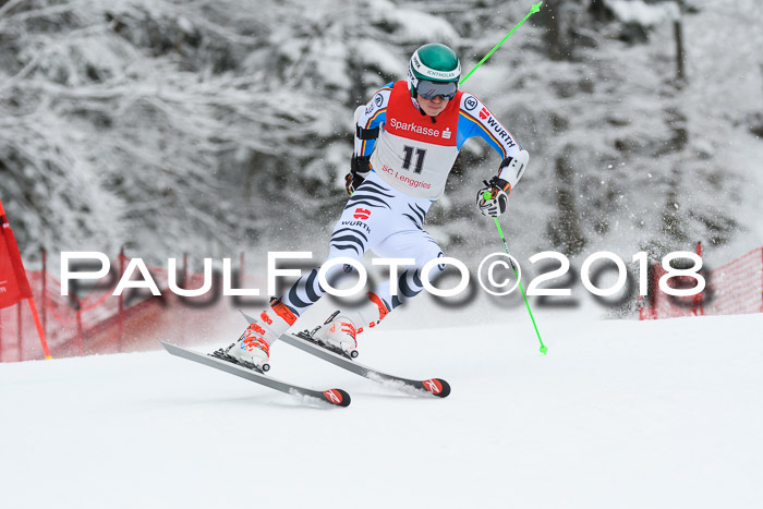FIS NJR Riesenslalom Herren Lenggries 2.2.2018