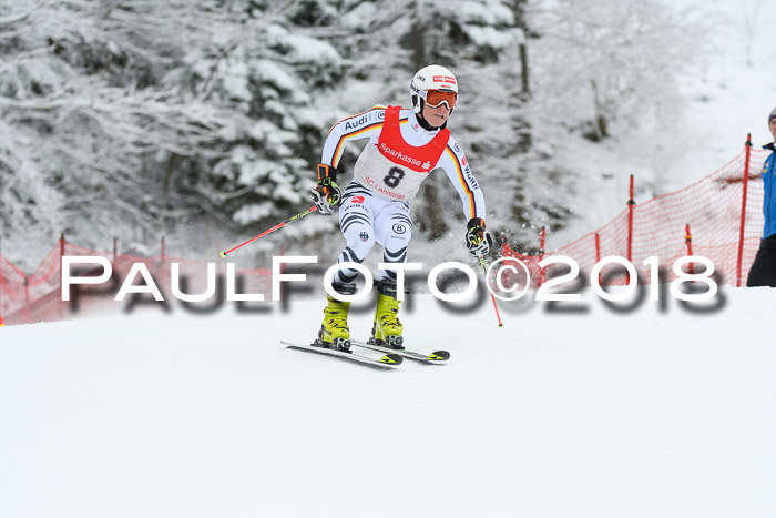 FIS NJR Riesenslalom Herren Lenggries 2.2.2018