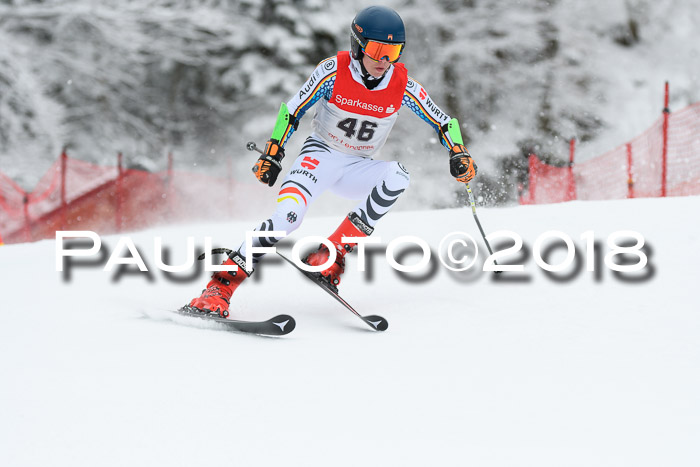 FIS NJR Riesenslalom Herren Lenggries 2.2.2018