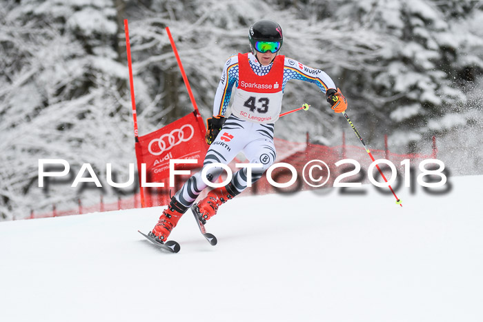 FIS NJR Riesenslalom Herren Lenggries 2.2.2018