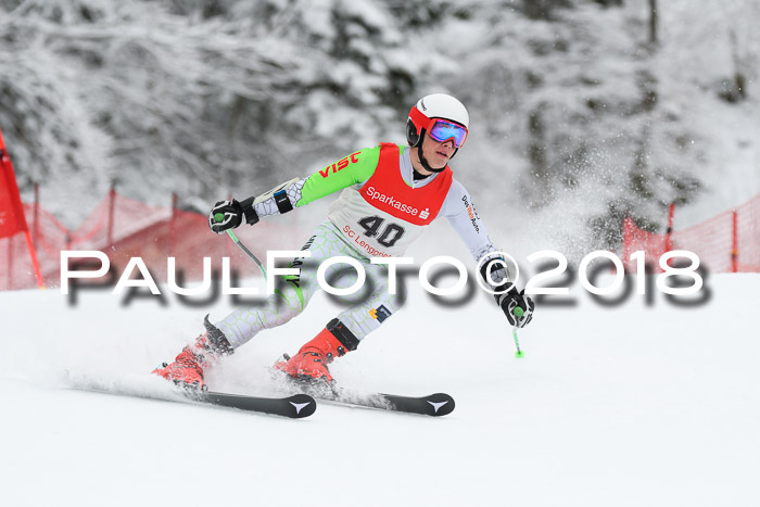 FIS NJR Riesenslalom Herren Lenggries 2.2.2018