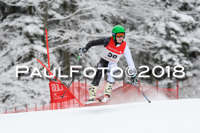 FIS NJR Riesenslalom Herren Lenggries 2.2.2018