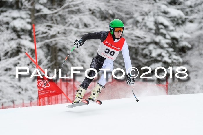 FIS NJR Riesenslalom Herren Lenggries 2.2.2018