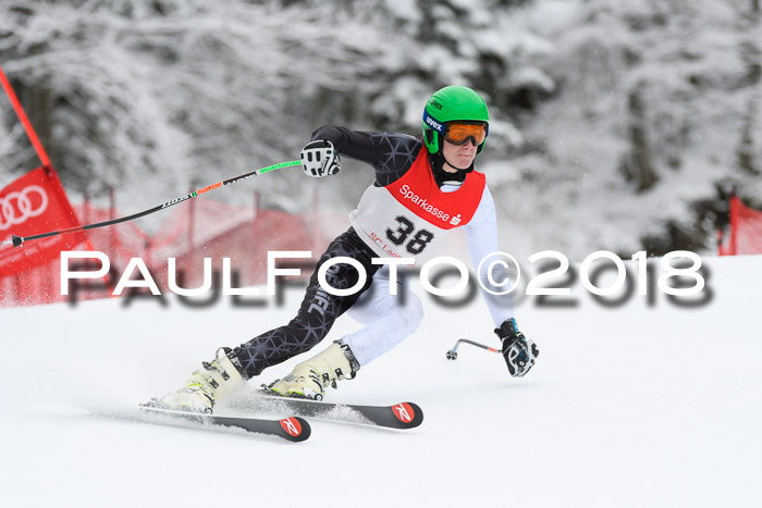 FIS NJR Riesenslalom Herren Lenggries 2.2.2018