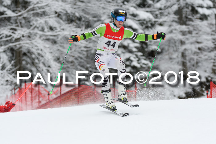 FIS NJR Riesenslalom Herren Lenggries 2.2.2018