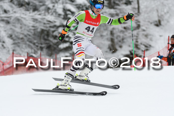 FIS NJR Riesenslalom Herren Lenggries 2.2.2018