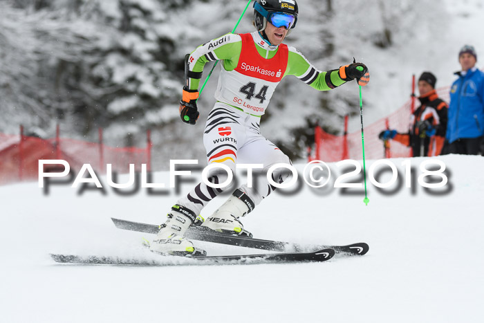 FIS NJR Riesenslalom Herren Lenggries 2.2.2018