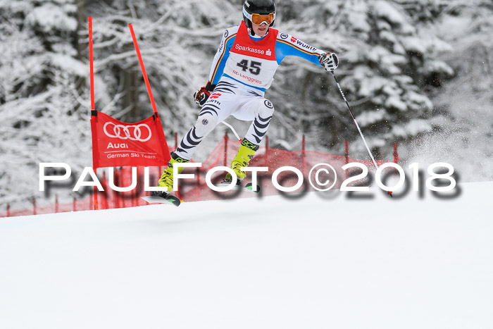FIS NJR Riesenslalom Herren Lenggries 2.2.2018