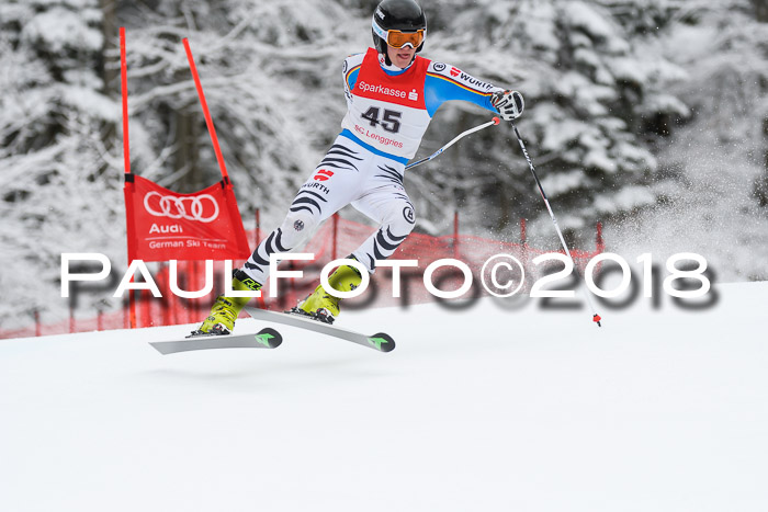FIS NJR Riesenslalom Herren Lenggries 2.2.2018