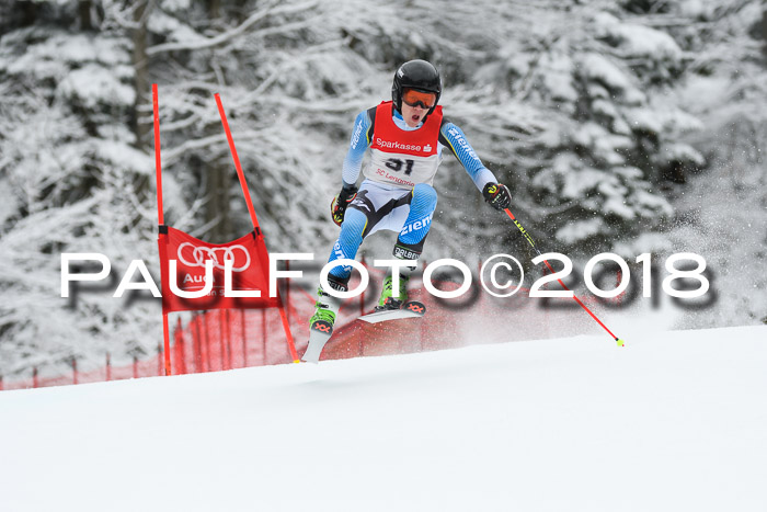 FIS NJR Riesenslalom Herren Lenggries 2.2.2018