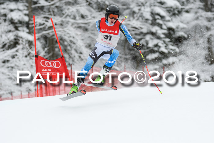 FIS NJR Riesenslalom Herren Lenggries 2.2.2018