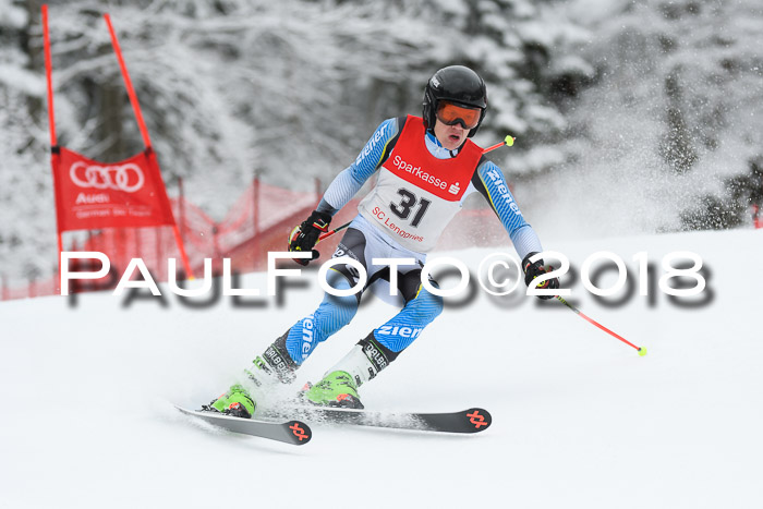 FIS NJR Riesenslalom Herren Lenggries 2.2.2018