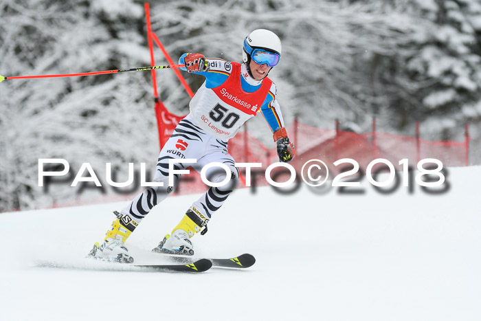 FIS NJR Riesenslalom Herren Lenggries 2.2.2018