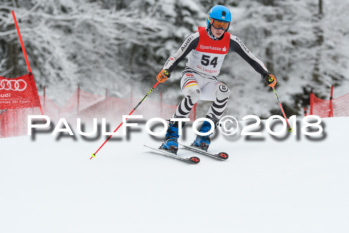FIS NJR Riesenslalom Herren Lenggries 2.2.2018