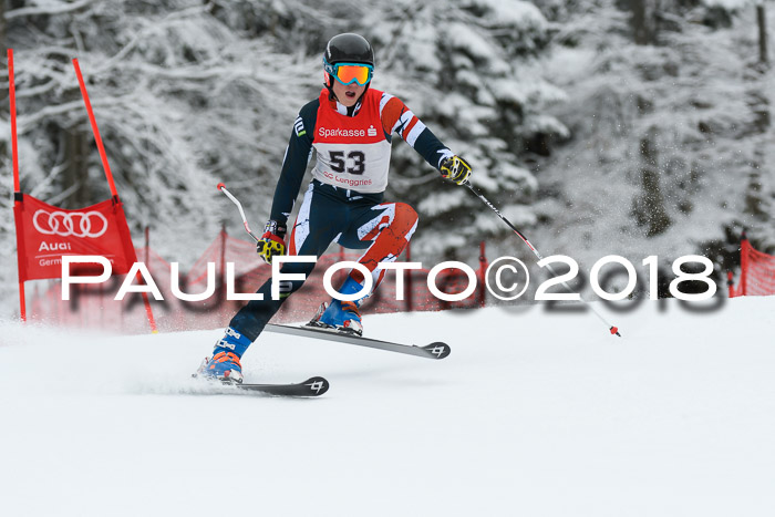 FIS NJR Riesenslalom Herren Lenggries 2.2.2018