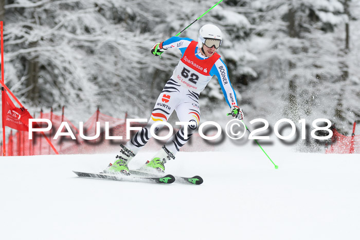 FIS NJR Riesenslalom Herren Lenggries 2.2.2018