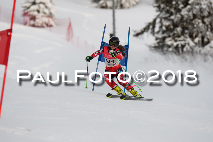 FIS Riesenslalom, Damen + Herren, Oberjoch, Bay. Jugendmeisterschaft, 14.02.2018