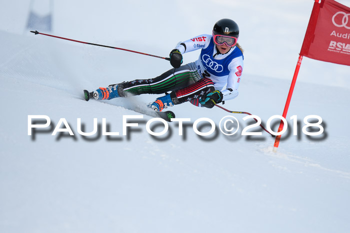 FIS Riesenslalom, Damen + Herren, Oberjoch, Bay. Jugendmeisterschaft, 14.02.2018