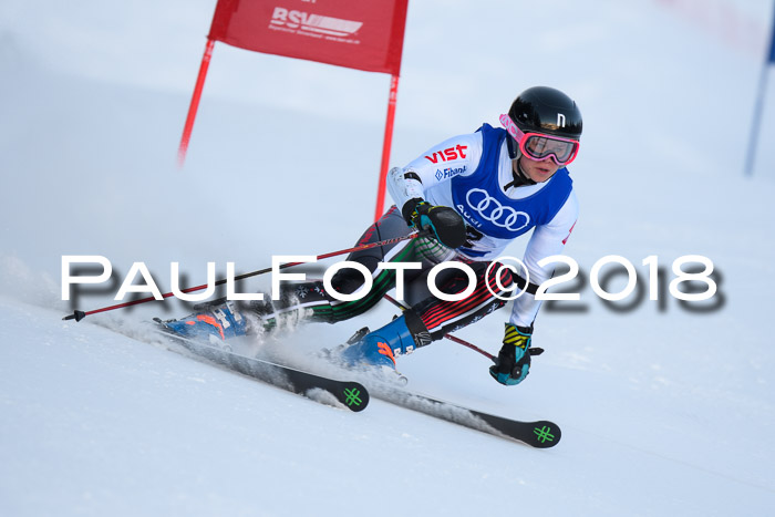 FIS Riesenslalom, Damen + Herren, Oberjoch, Bay. Jugendmeisterschaft, 14.02.2018