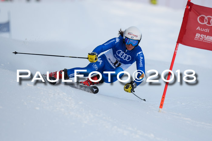 FIS Riesenslalom, Damen + Herren, Oberjoch, Bay. Jugendmeisterschaft, 14.02.2018