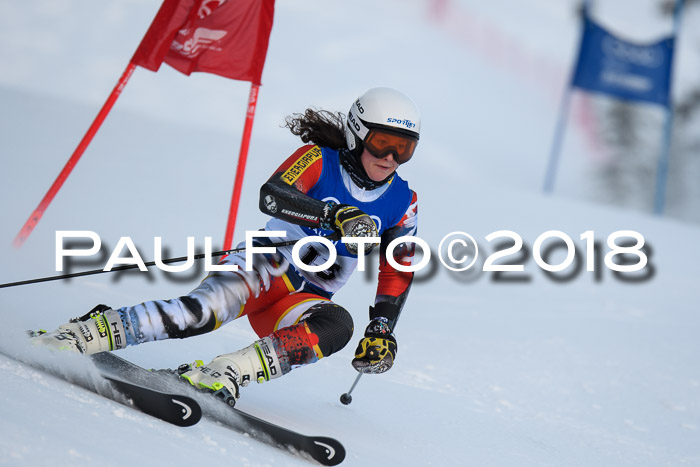 FIS Riesenslalom, Damen + Herren, Oberjoch, Bay. Jugendmeisterschaft, 14.02.2018