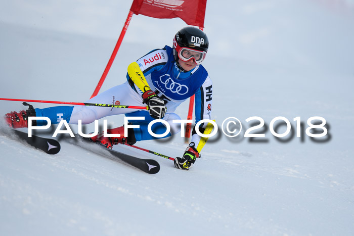 FIS Riesenslalom, Damen + Herren, Oberjoch, Bay. Jugendmeisterschaft, 14.02.2018