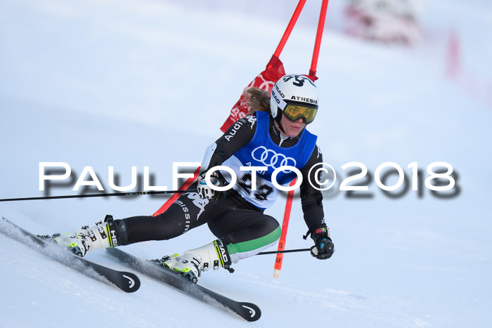 FIS Riesenslalom, Damen + Herren, Oberjoch, Bay. Jugendmeisterschaft, 14.02.2018