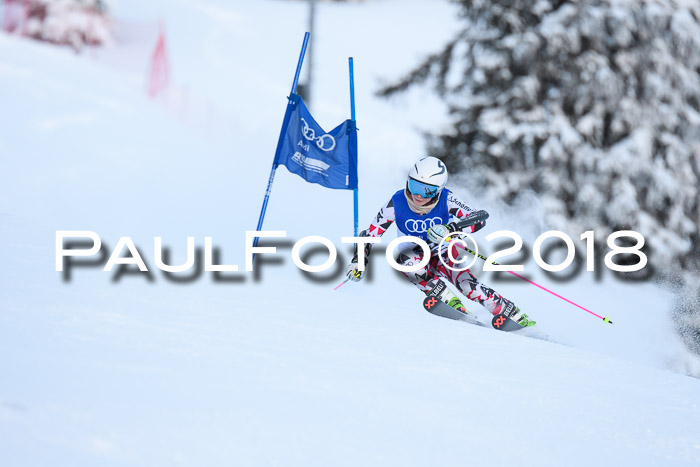 FIS Riesenslalom, Damen + Herren, Oberjoch, Bay. Jugendmeisterschaft, 14.02.2018