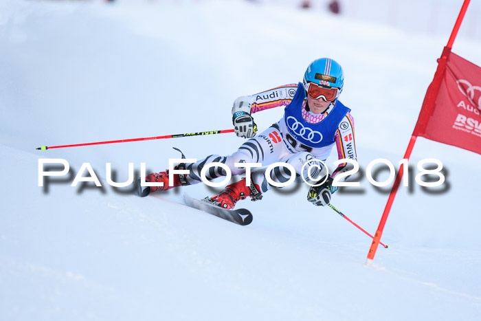 FIS Riesenslalom, Damen + Herren, Oberjoch, Bay. Jugendmeisterschaft, 14.02.2018
