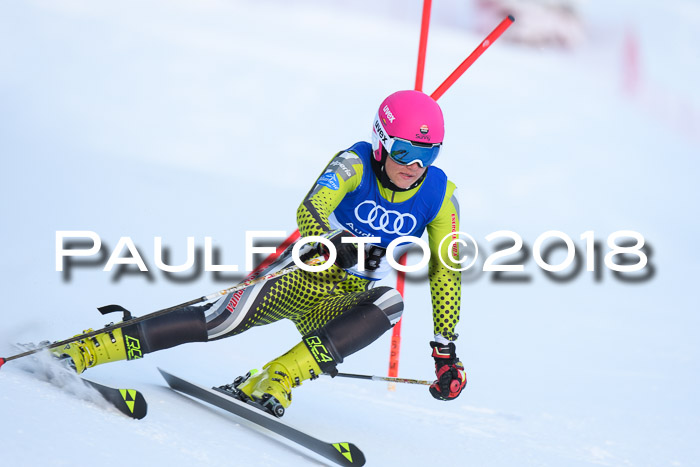 FIS Riesenslalom, Damen + Herren, Oberjoch, Bay. Jugendmeisterschaft, 14.02.2018