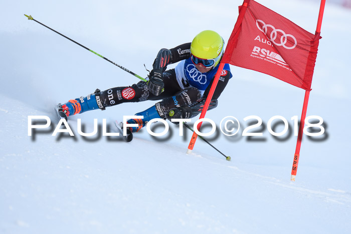 FIS Riesenslalom, Damen + Herren, Oberjoch, Bay. Jugendmeisterschaft, 14.02.2018