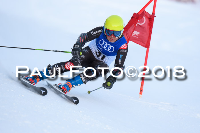 FIS Riesenslalom, Damen + Herren, Oberjoch, Bay. Jugendmeisterschaft, 14.02.2018
